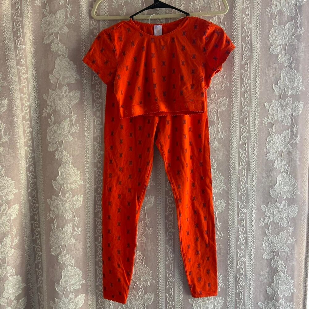 Savage-X-Fenty Orange Pajamas Set - Picture 4 of 8